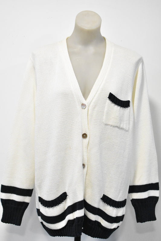 Caroline Sills v-neck cardigan, M