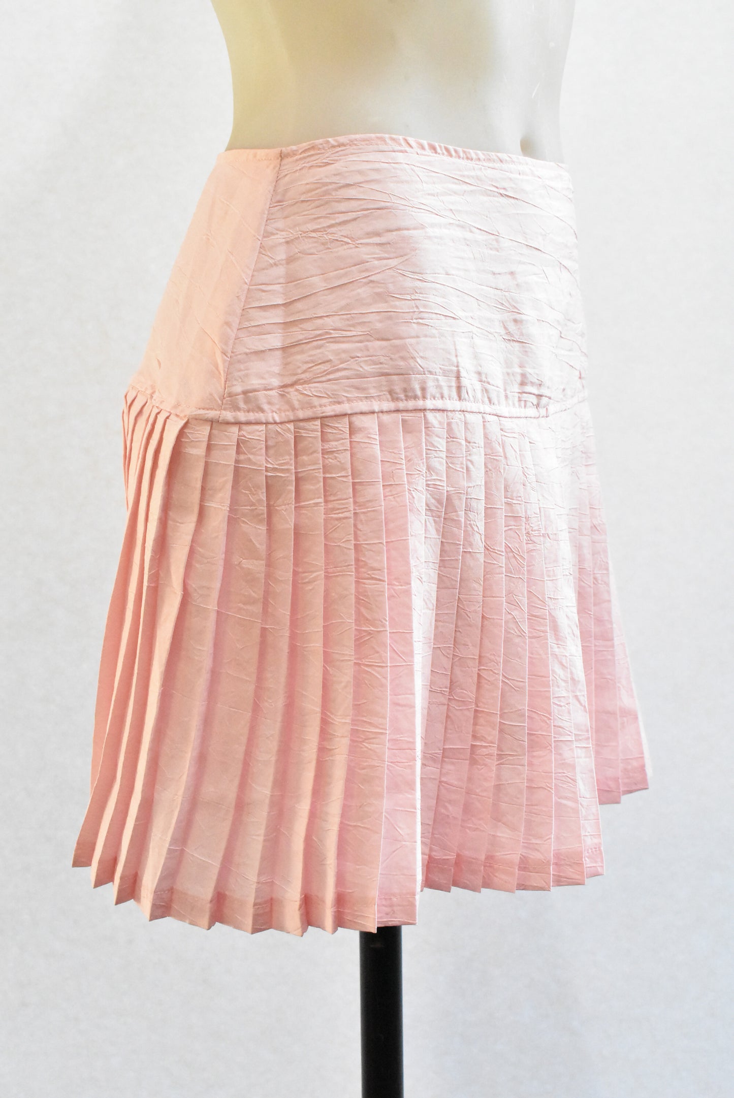 Cherade retro pink pleat mini, size 12