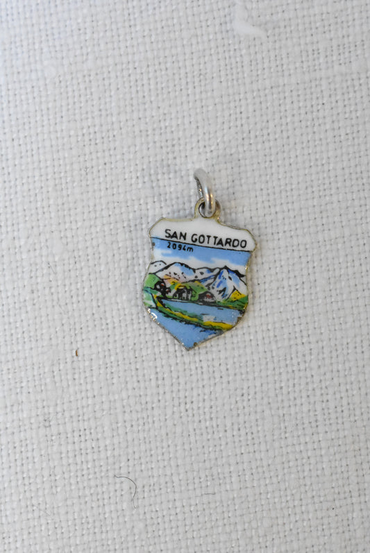 San Gottardo silver charm