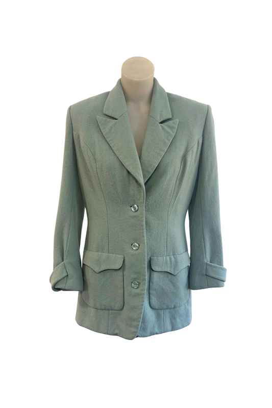 Vintage NZ made 100% wool jacket, M