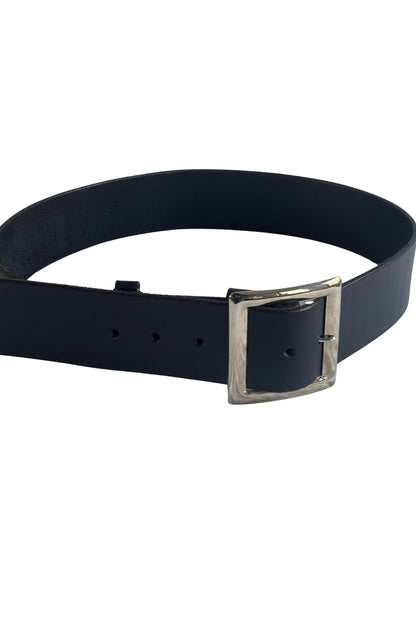 Nom*d thick black leather belt