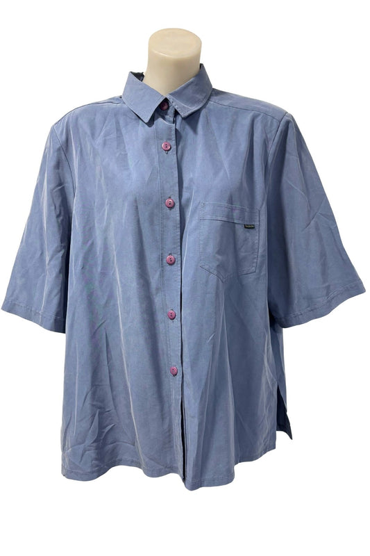 Boondocks NZ made vintage short sleeve blouse, 18