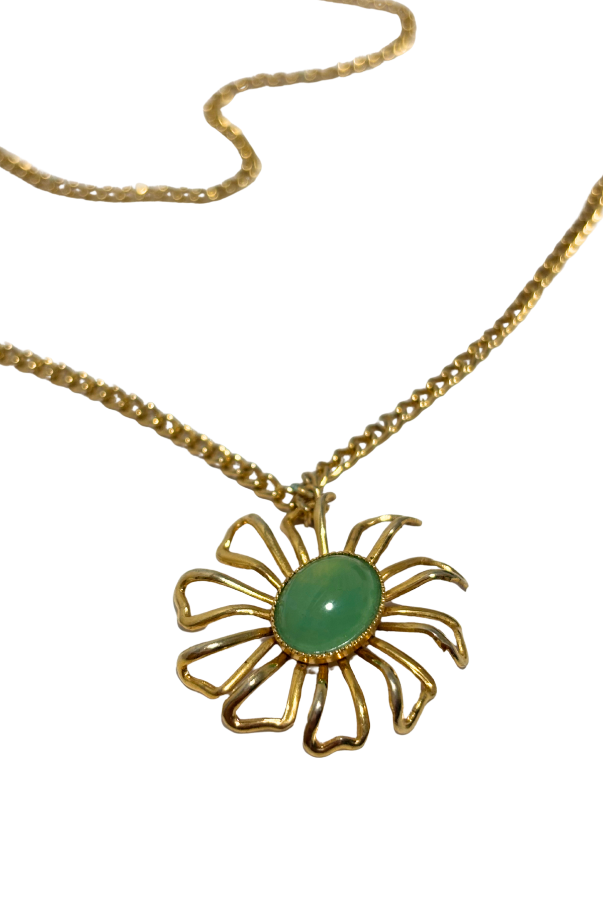 Emma Paige golden flower necklace