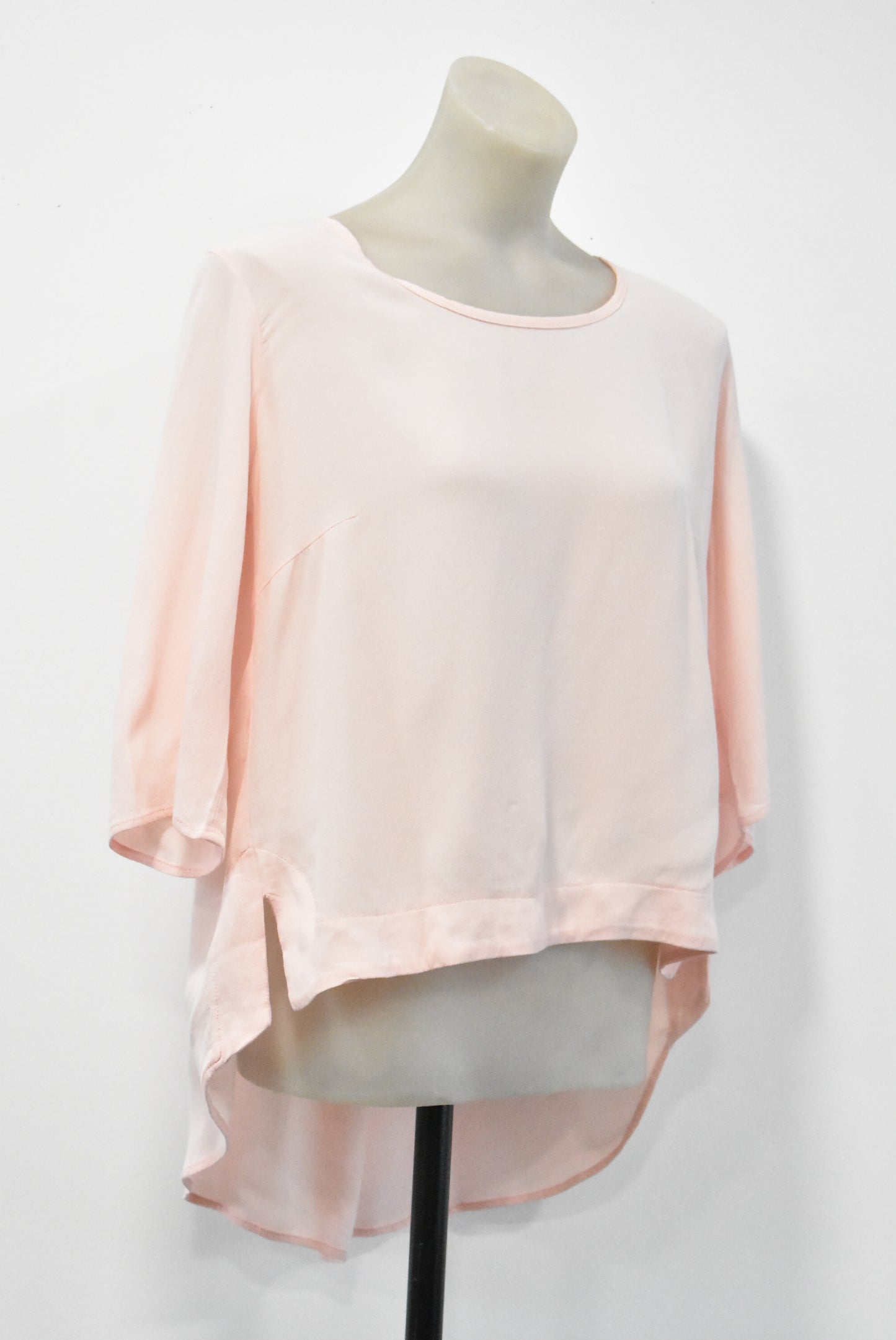 Charmaine Reveley light pink flowy top, 8