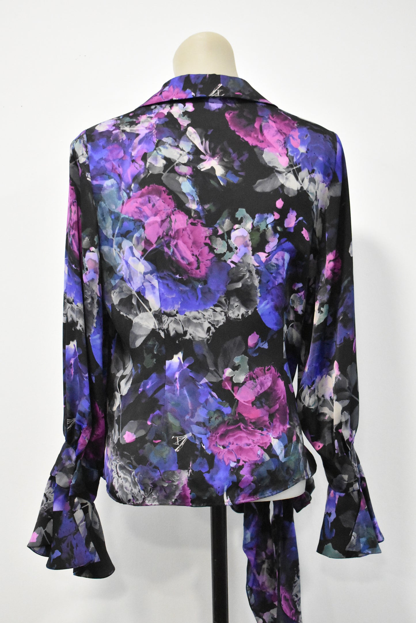 M&S Collection floral wrap top, 14 (NWT)