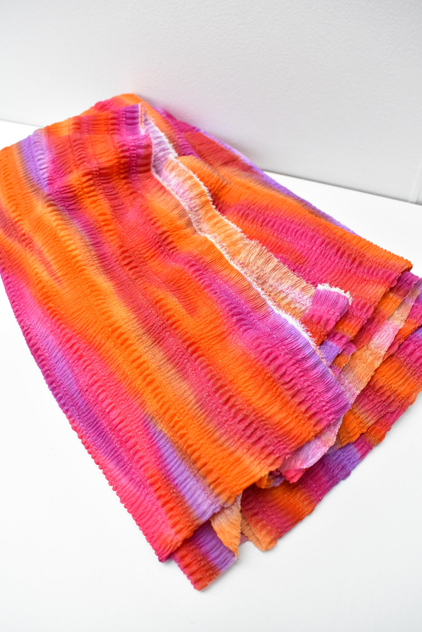 Orange and Purple fabric