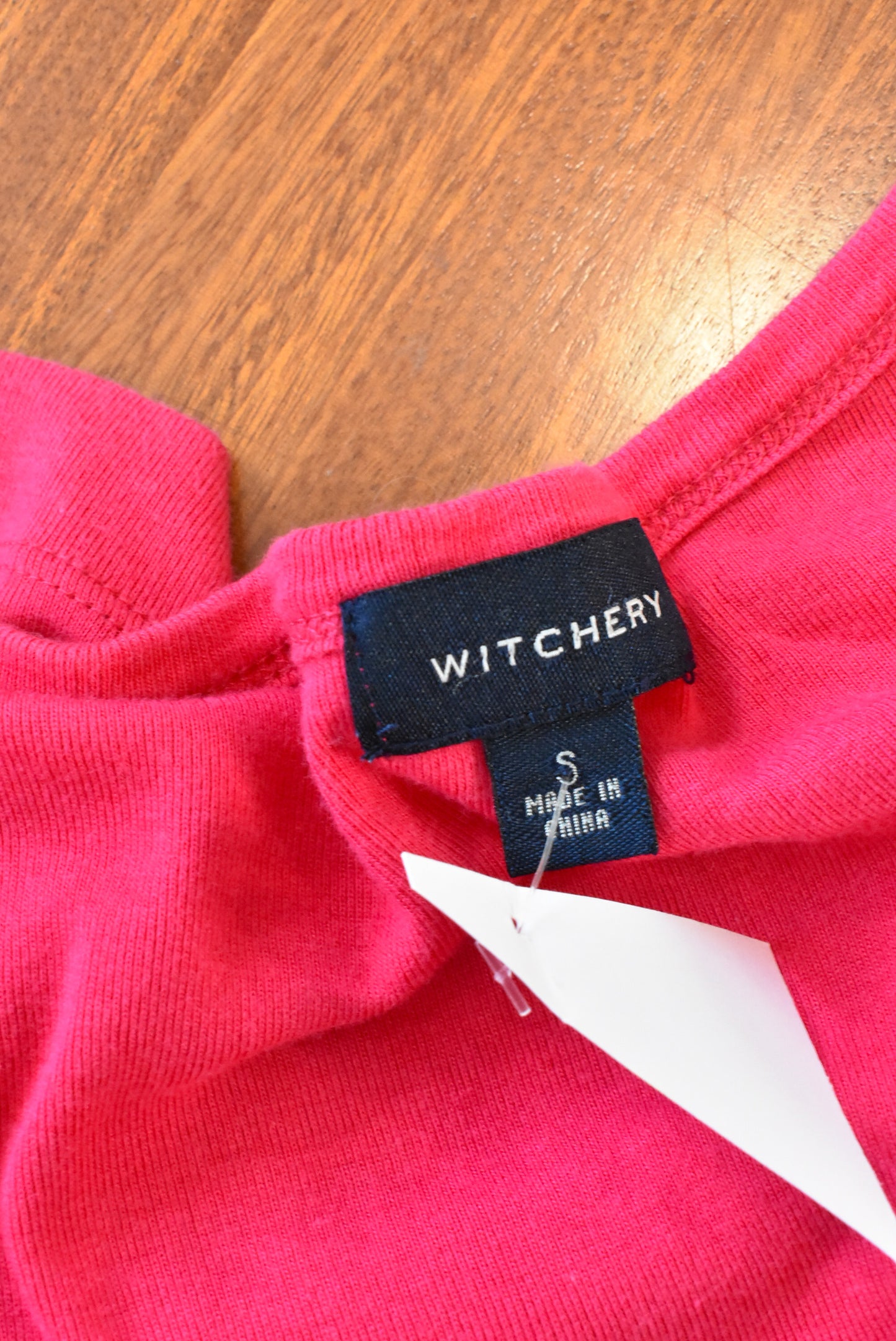 Witchery hot pink top, S