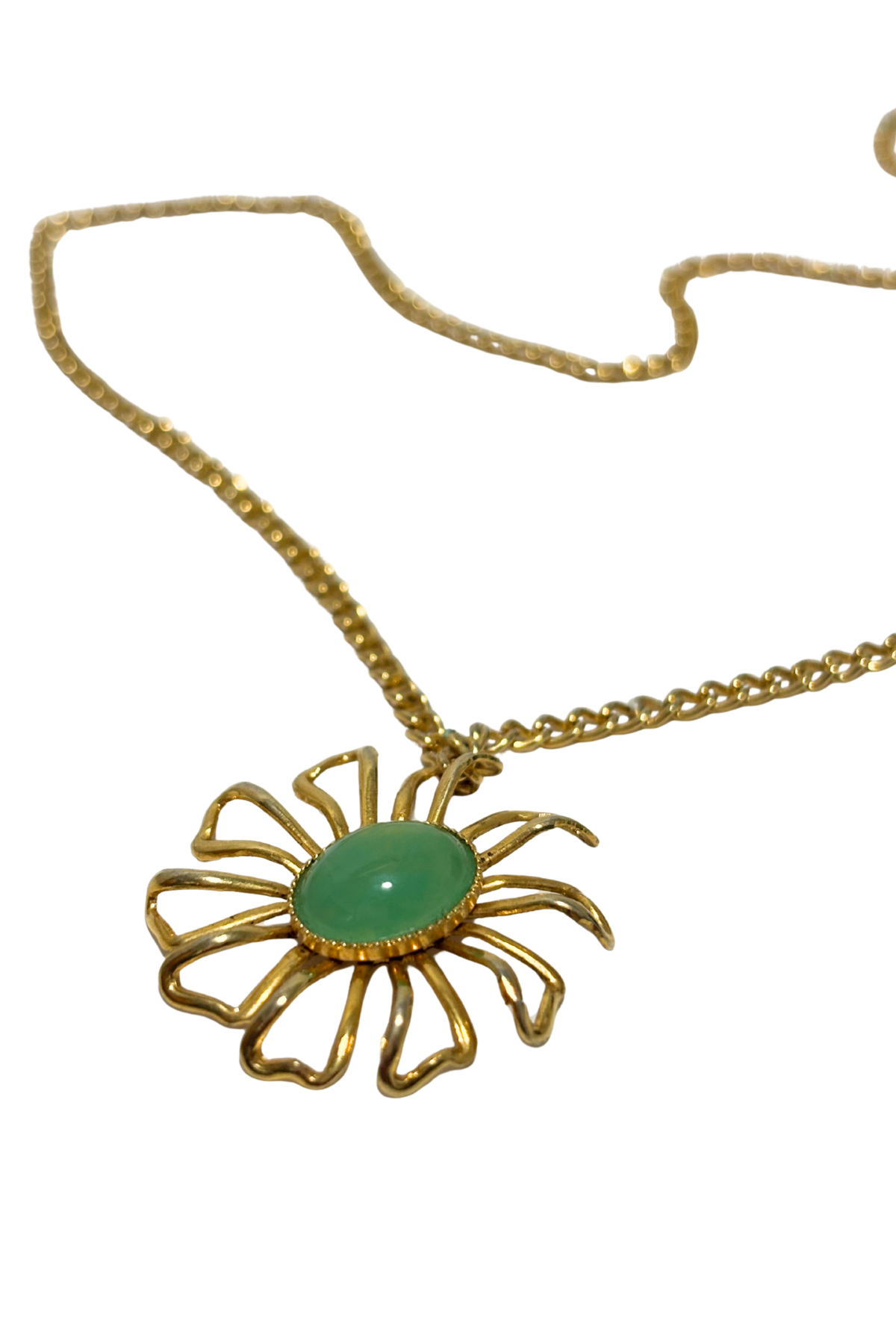 Emma Paige golden flower necklace