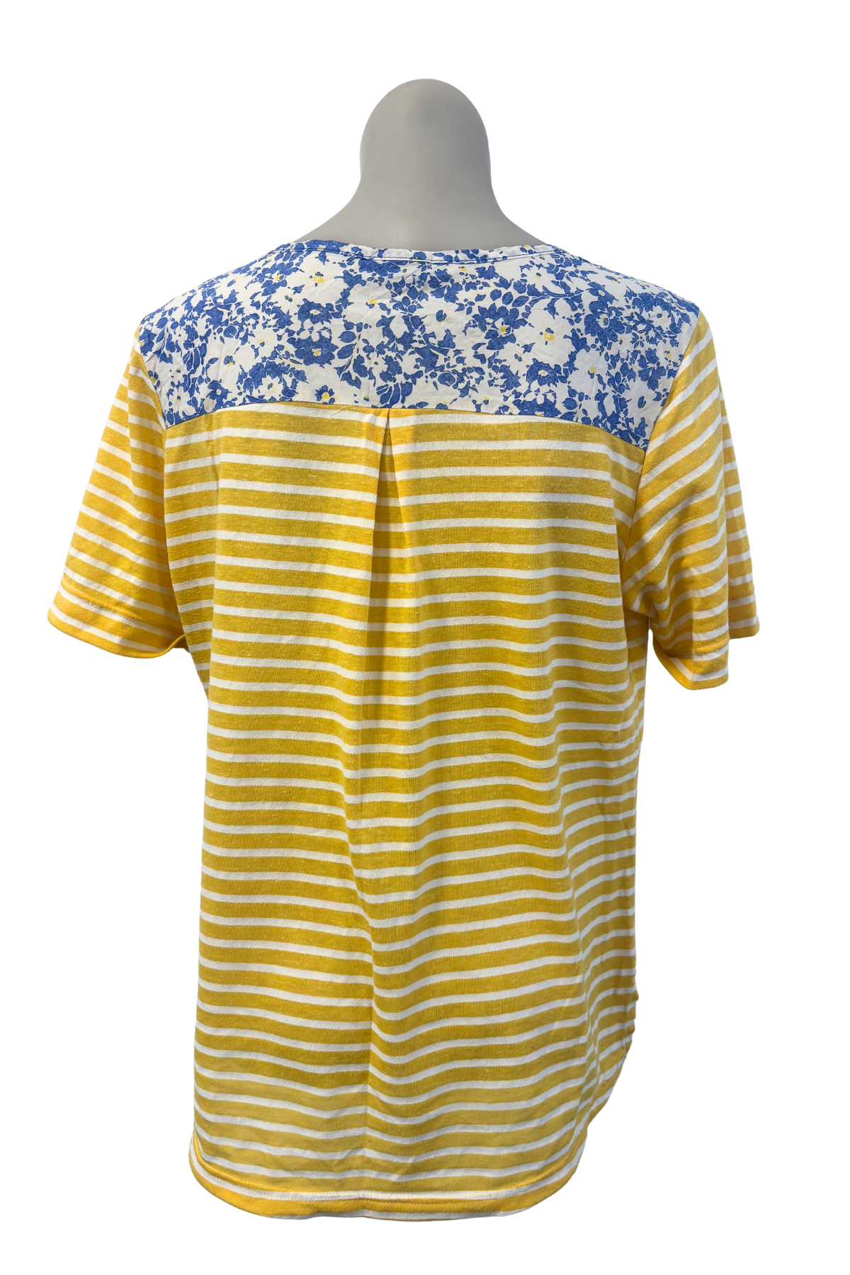 Chalky Digits NZ made striped floral top, 14