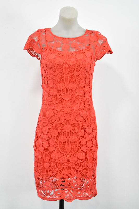 Portmans red lace dress, 8