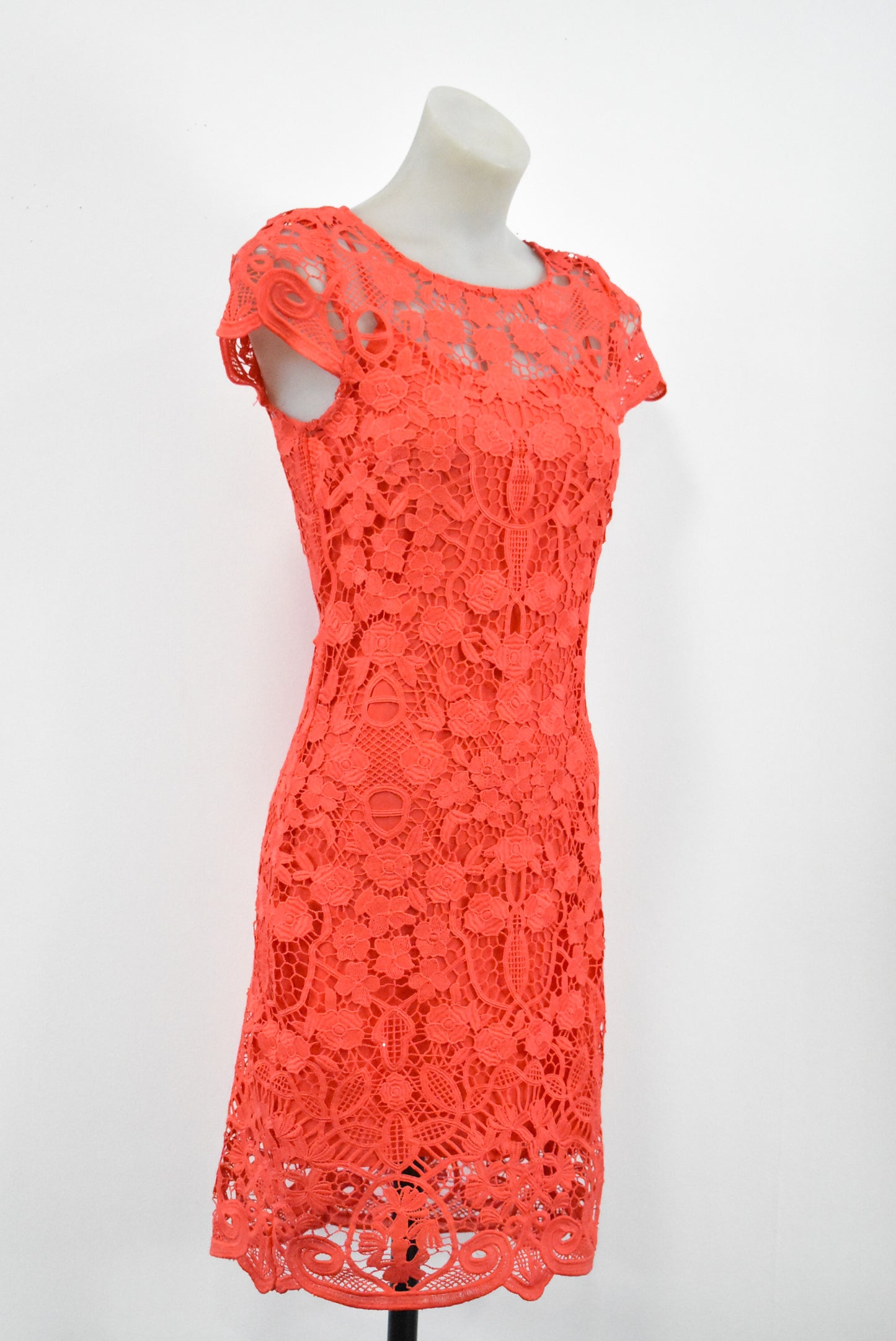 Portmans red lace dress, 8 – Shop on Carroll Online