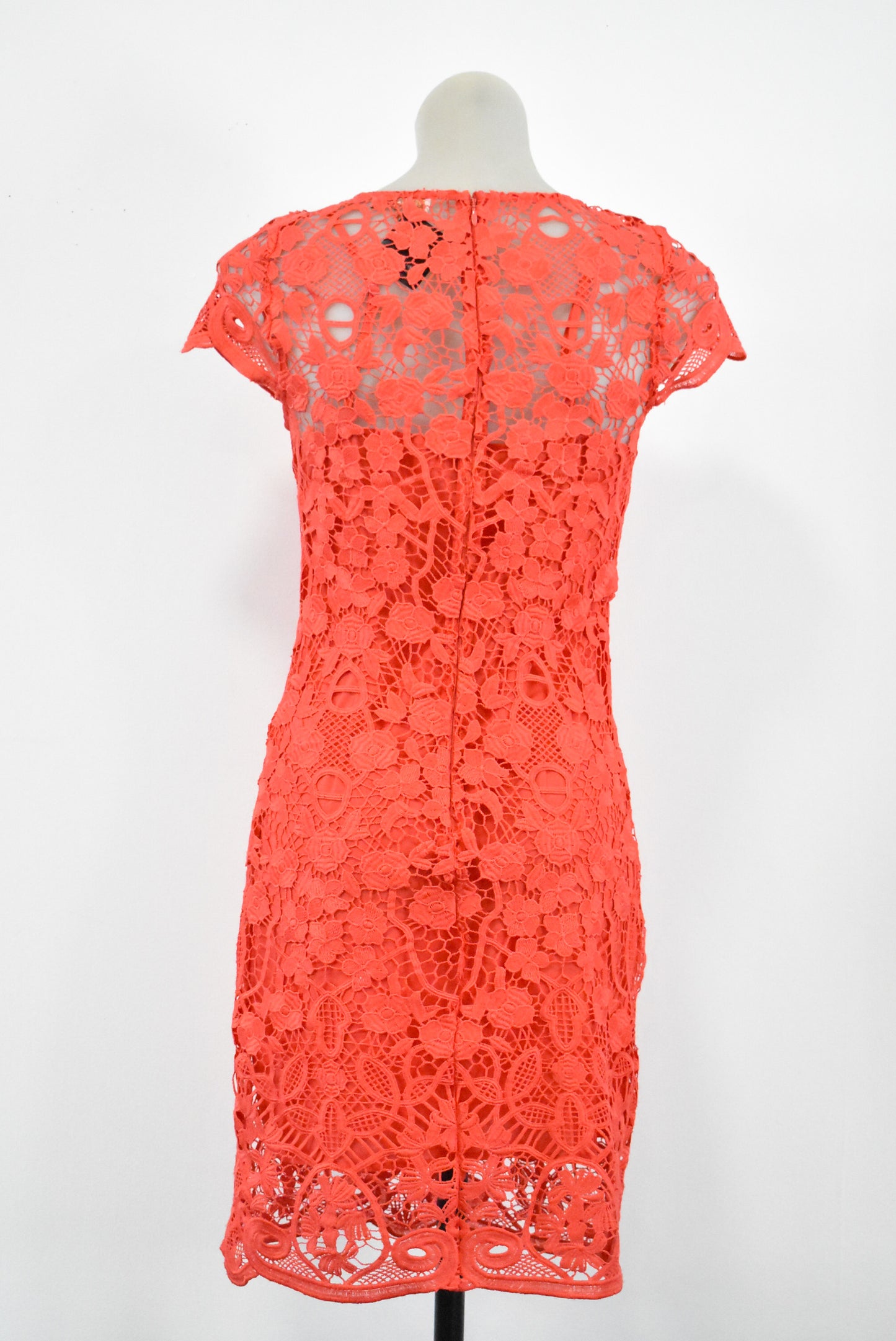 Portmans red lace dress, 8