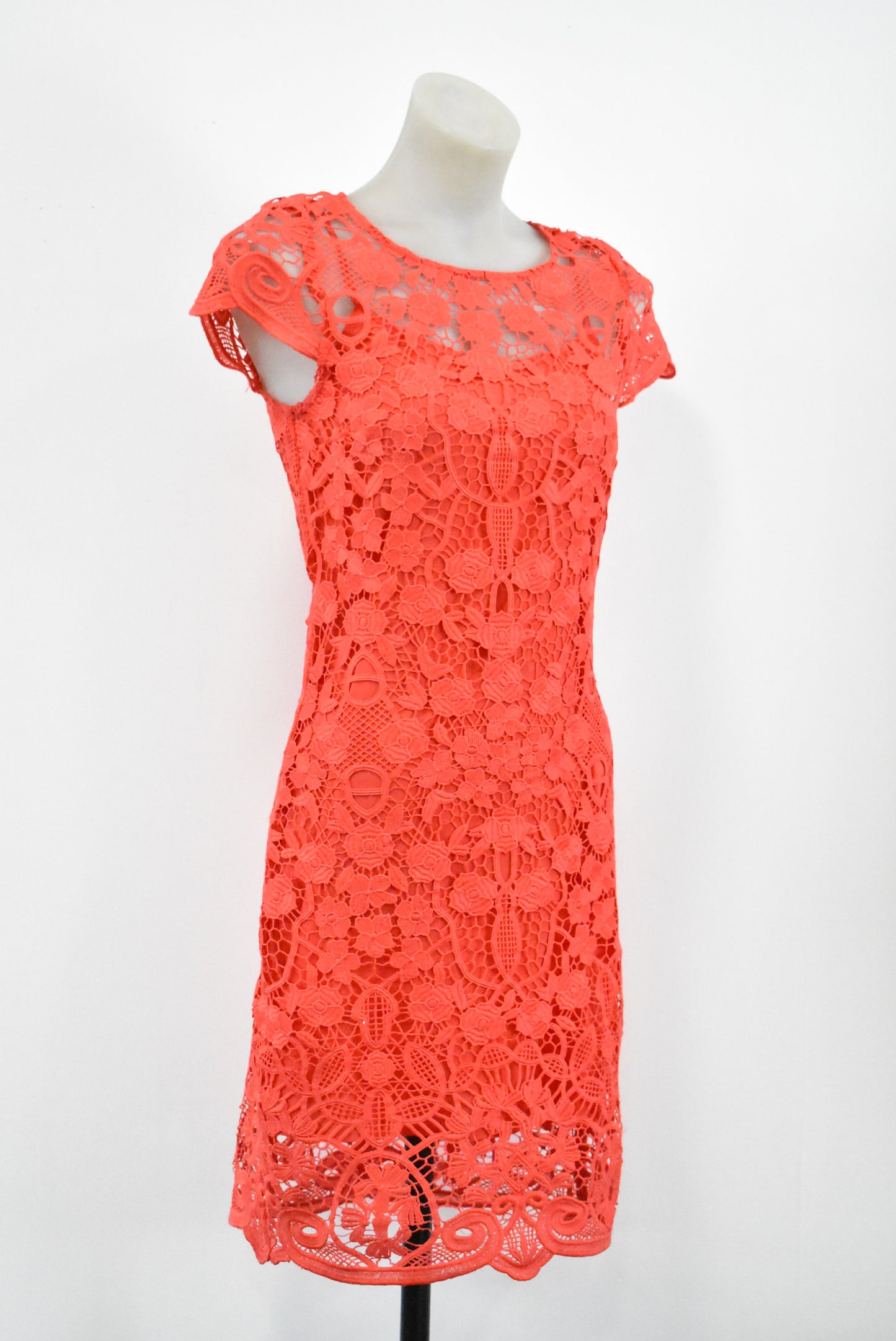 Portmans red lace dress, 8