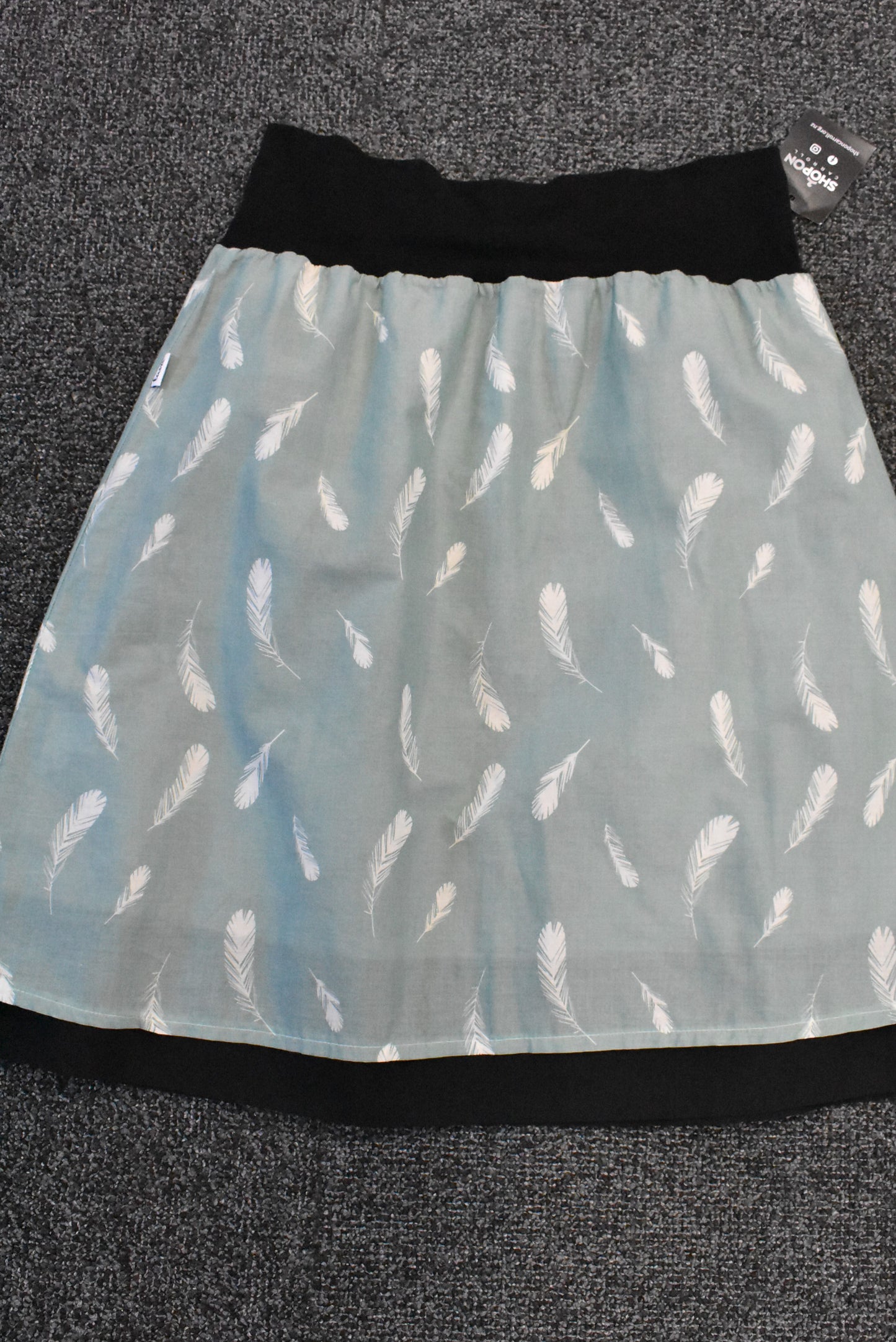 Tava butterfly reversible cotton skirt, 14