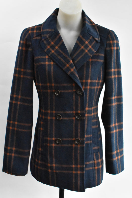 Glassons plaid double breasted fitted winter coat, 8