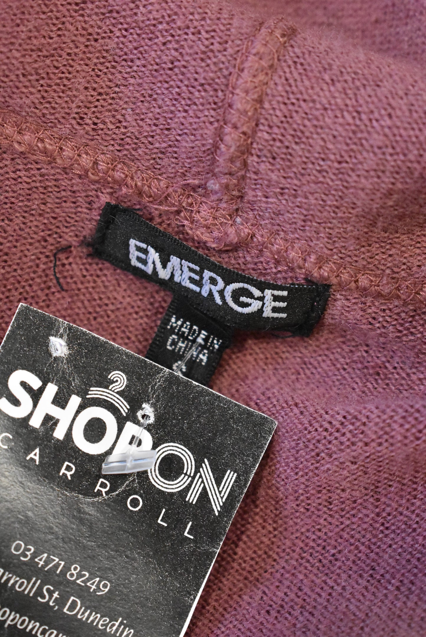 Emerge lambswool blend hooded cardigan, S