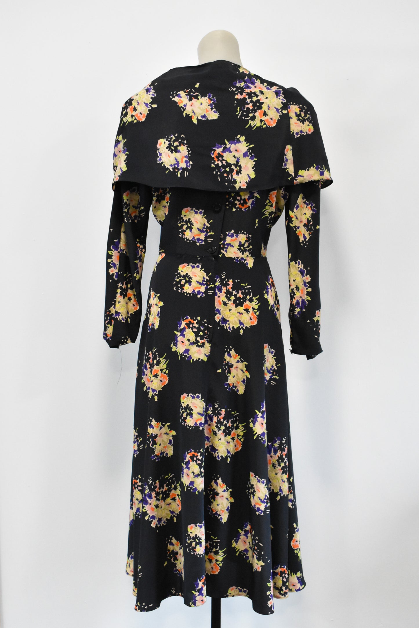 Blooms by Silvia Dove Sydney vintage dress with pockets, S