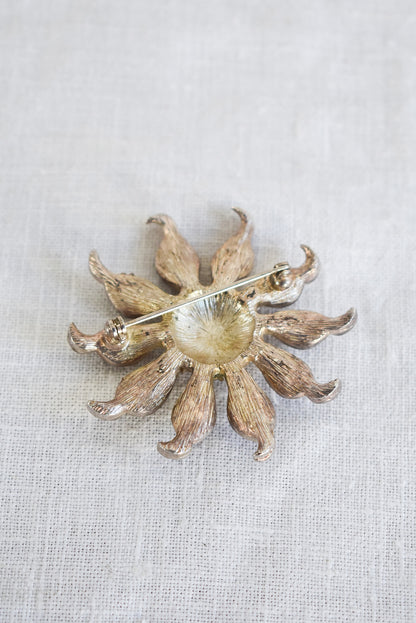 Vintage flower brooch