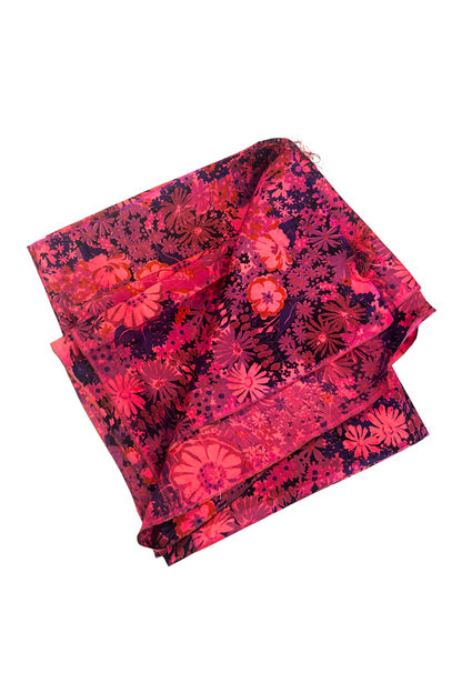 Thai silk floral fabric 2.4m