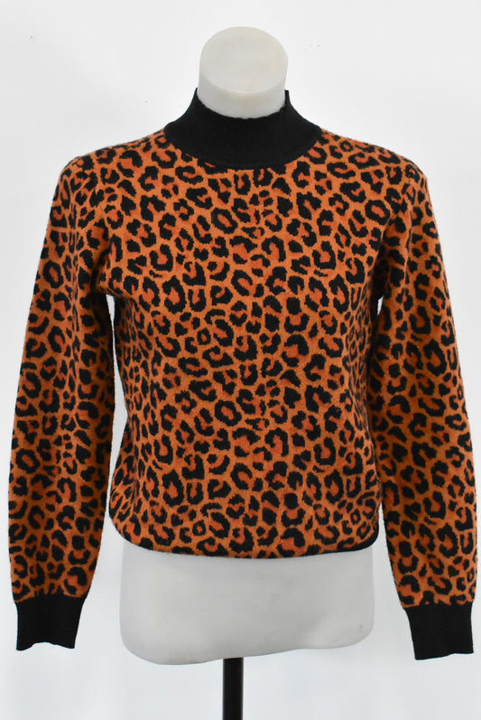 Revival leopard-printed sweater, 10