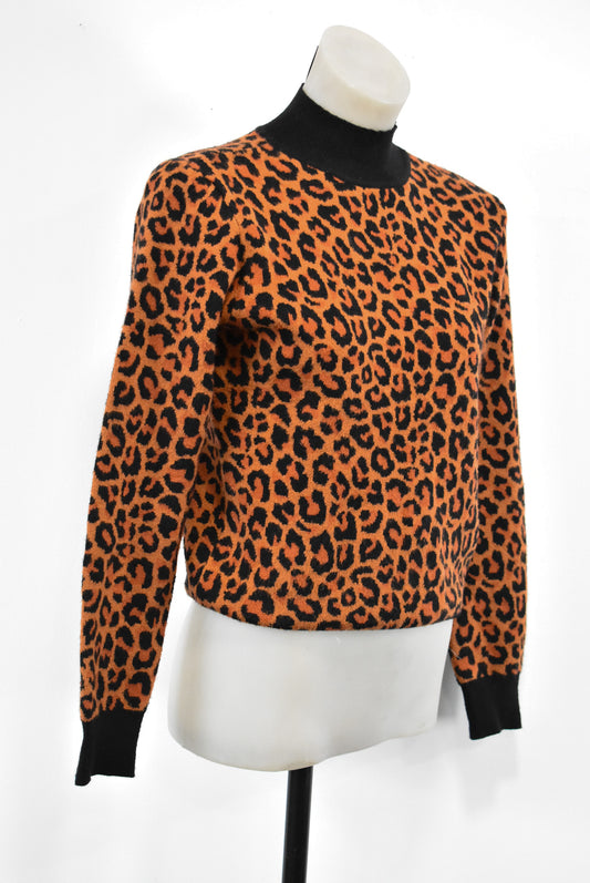 Revival leopard-printed sweater, 10