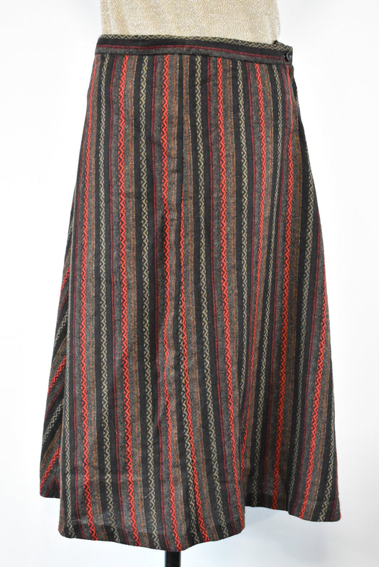 Vintage Estelle Rose NZ-made midi skirt, M