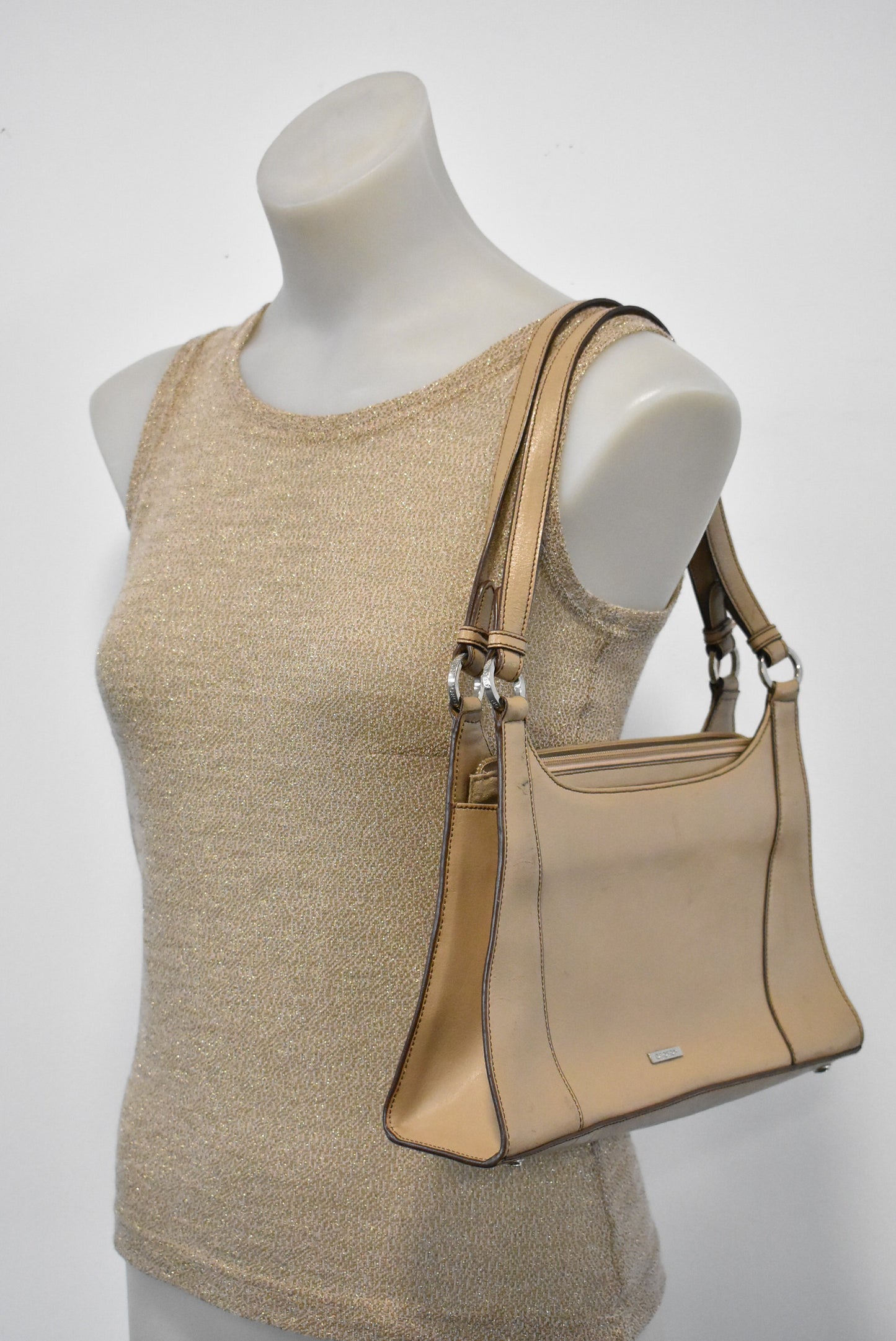 Oroton beige handbag