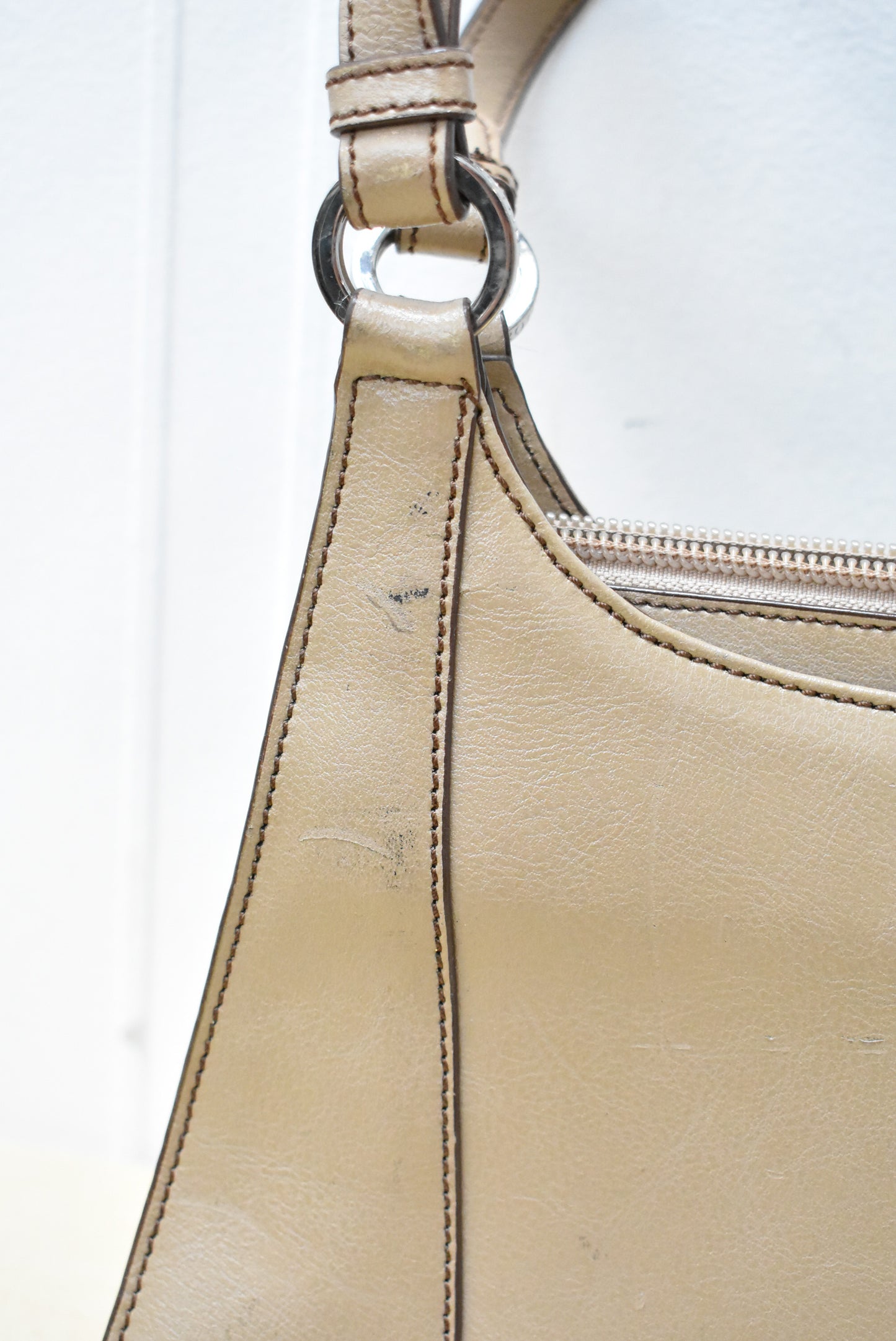 Oroton beige handbag