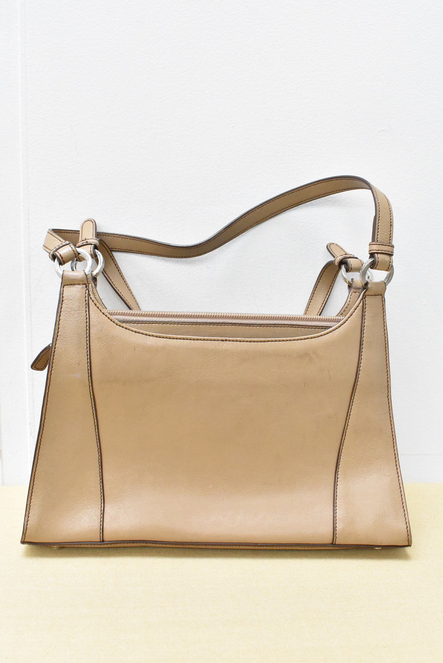 Oroton beige handbag