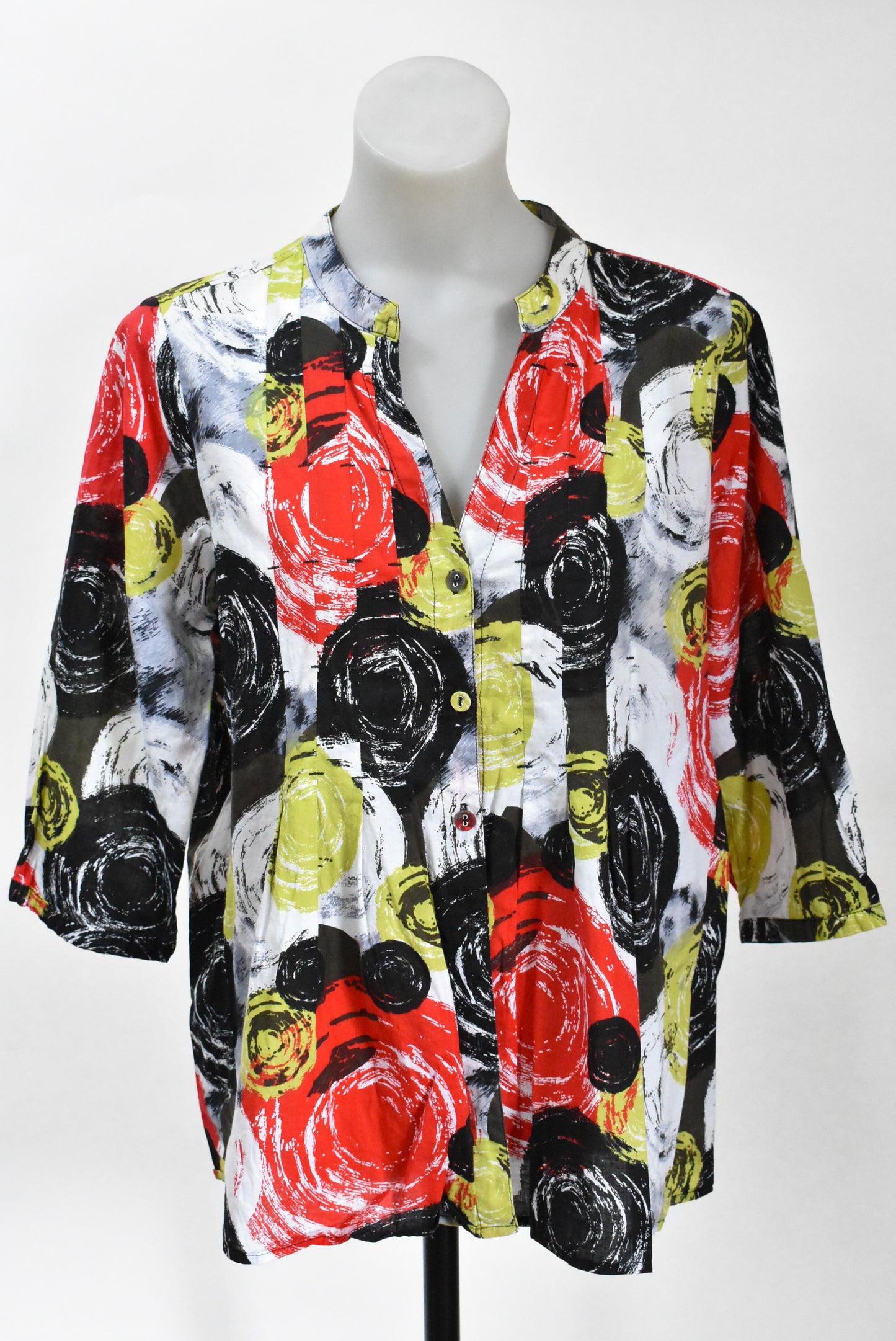 Sirocco bright collarless shirt, 12