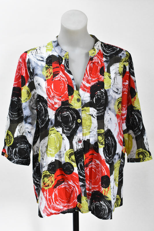 Sirocco bright collarless shirt, 12