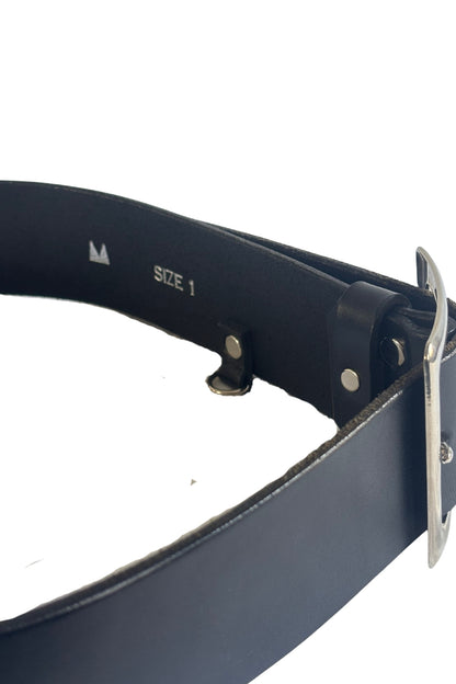 Nom*d thick black leather belt