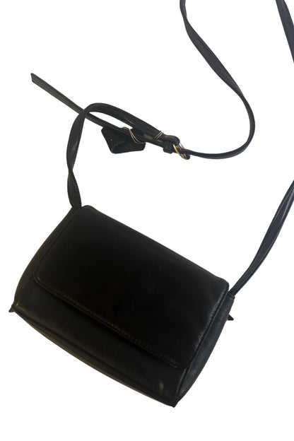 Aurielle genuine leather little black bag