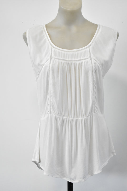 'Witchery' white sleeveless top, size XS