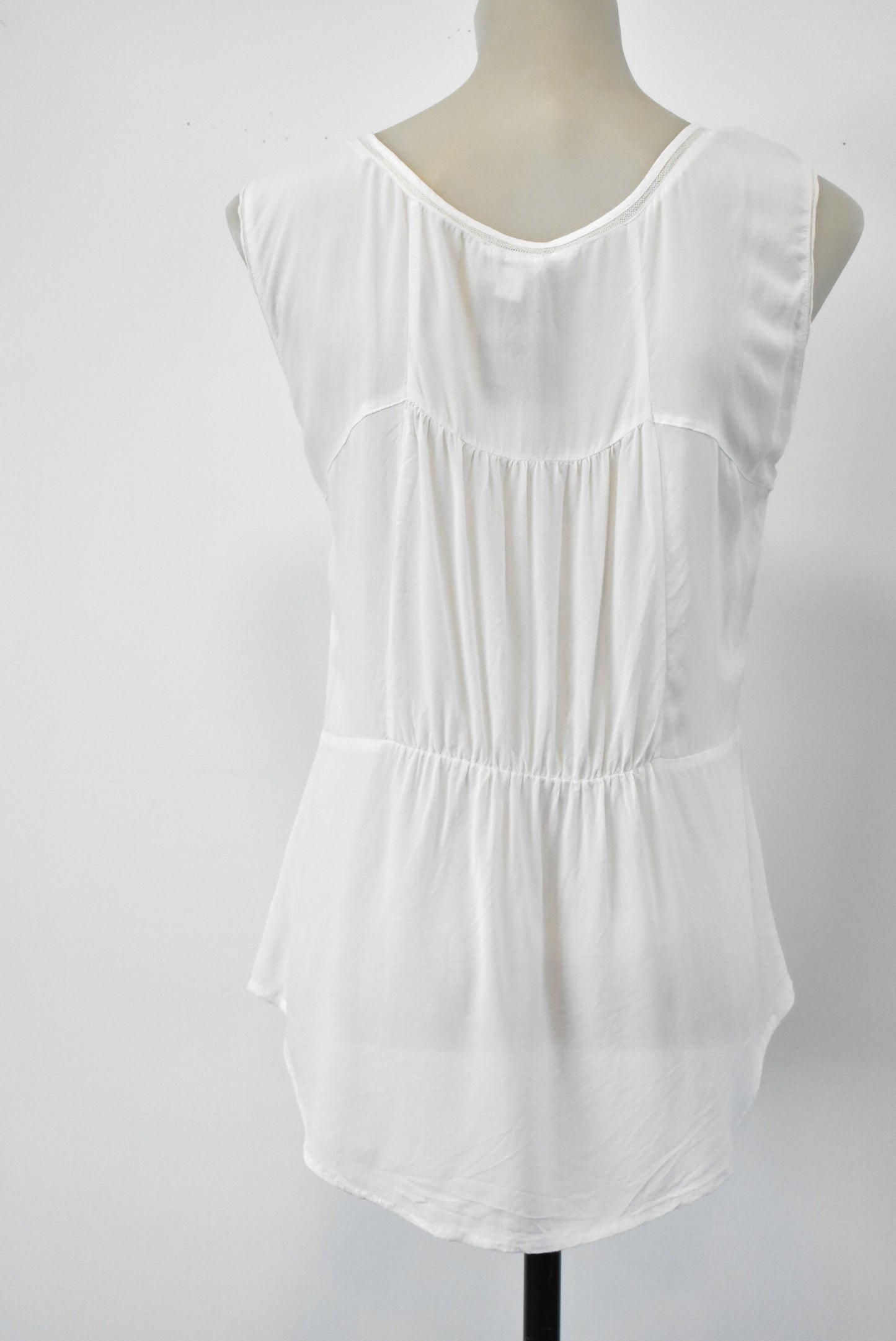 'Witchery' white sleeveless top, size XS