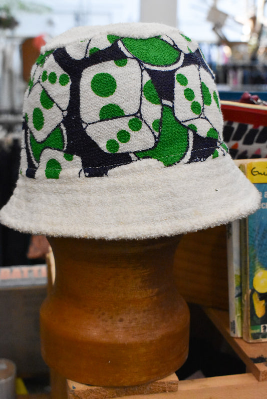 Retro Terry Cloth Bucket Hat