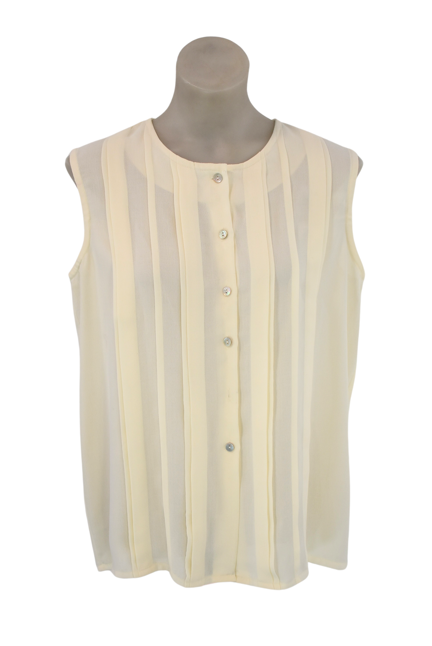 Paulls NZ made breezy sleeveless blouse, 14