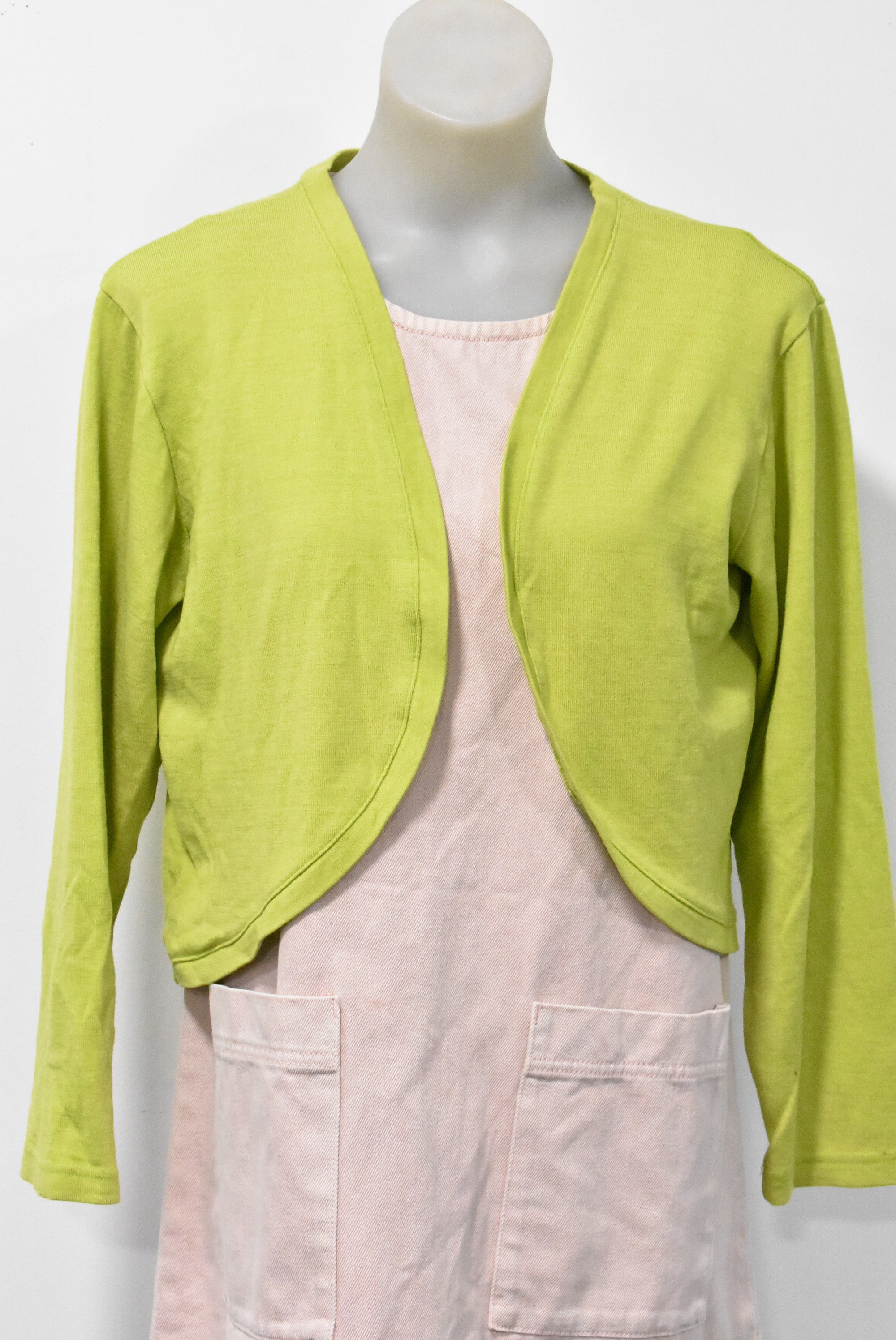 Lime green bolero jacket best sale