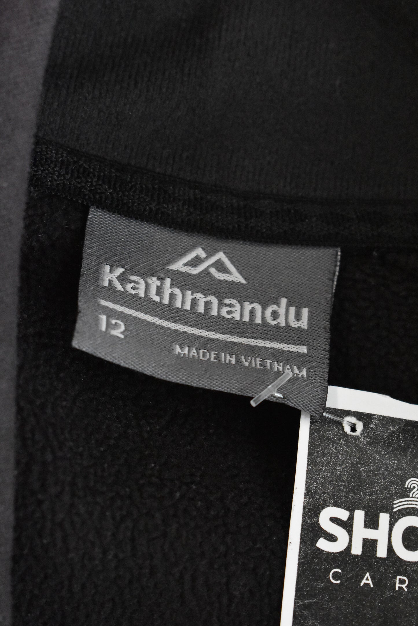 Kathmandu dark grey belted zip up, 12