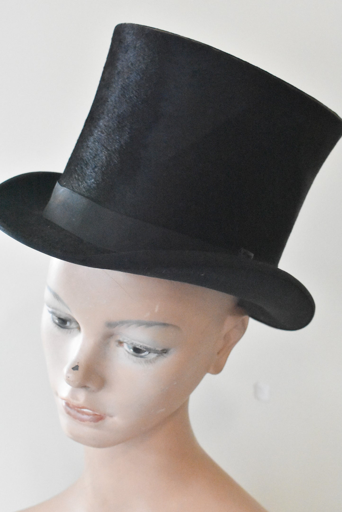 Sargood, Son and Ewen Dunedin, by royal appointment, antique 1800's beaver top hat