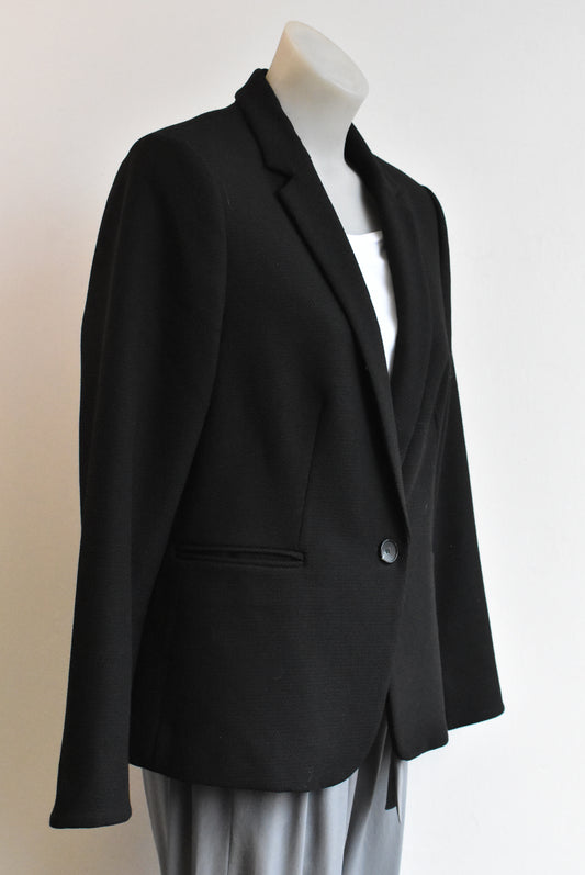 Marcs black textured blazer, size 14