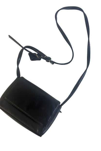 Aurielle genuine leather little black bag