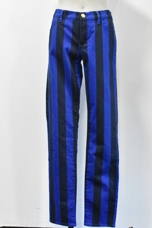 Juicy Couture blue striped skinny jeans, 30