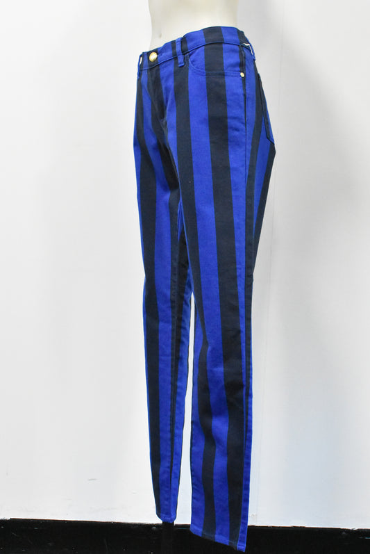 Juicy Couture blue striped skinny jeans, 30