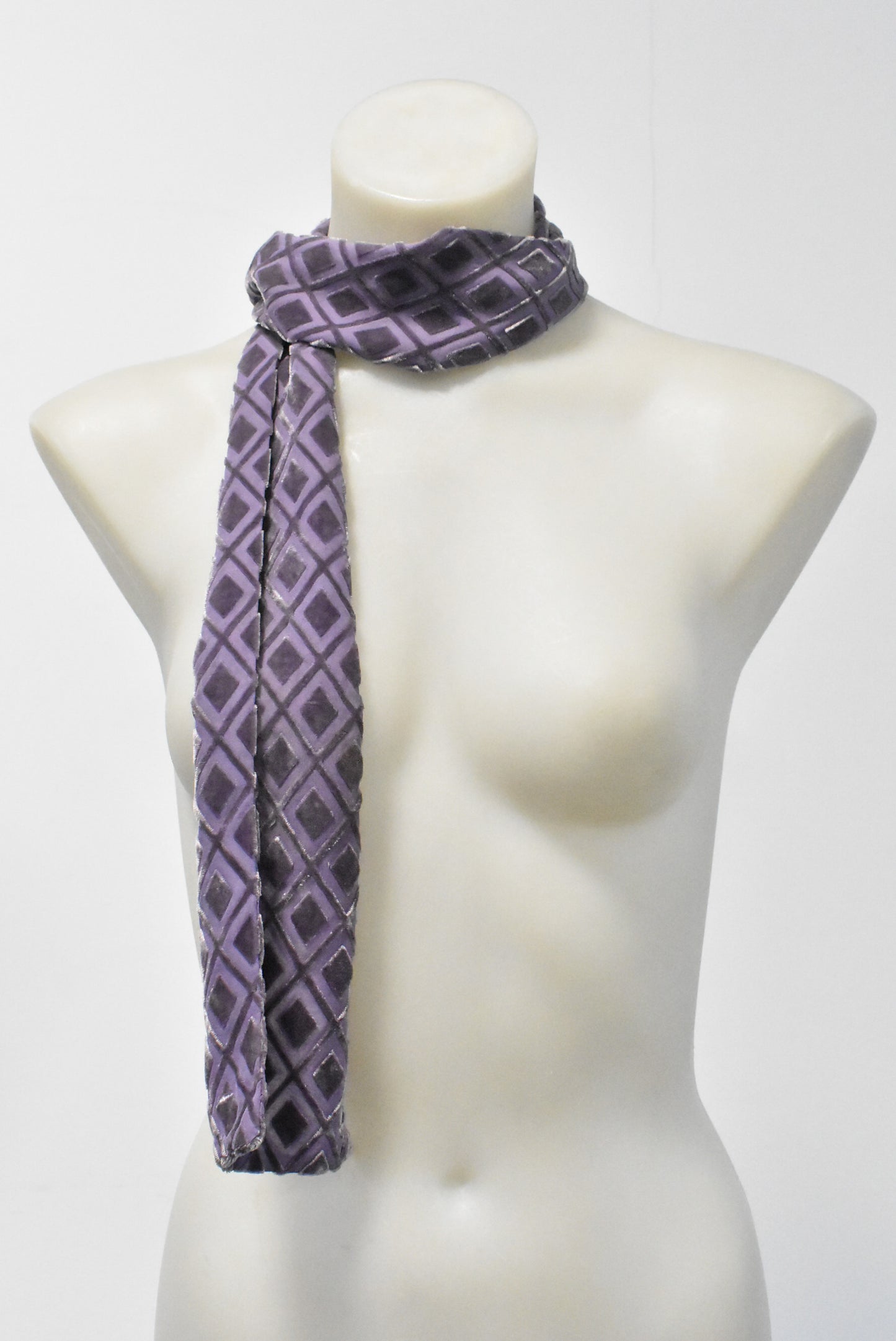 Gap silk blend velvet scarf