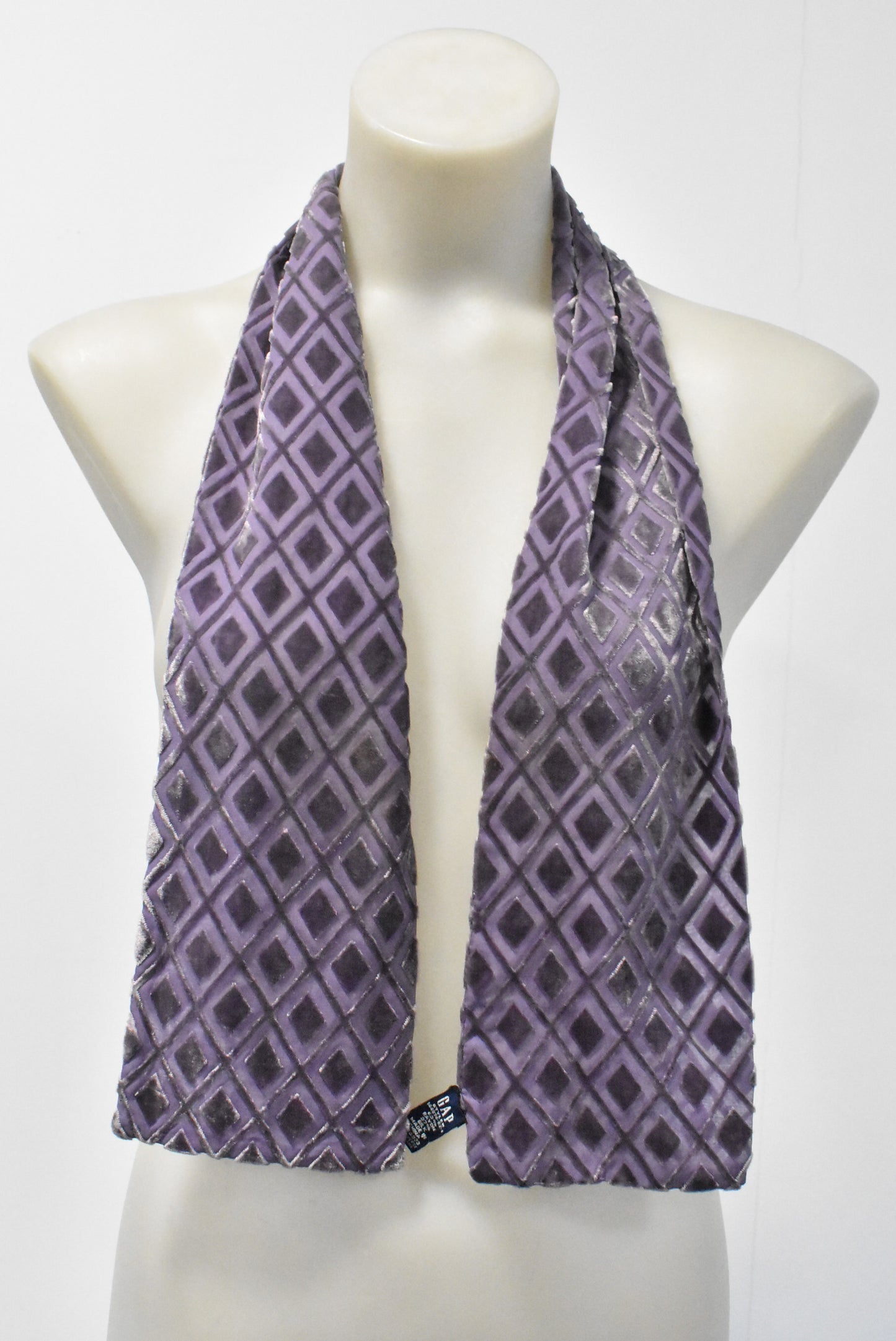 Gap silk blend velvet scarf