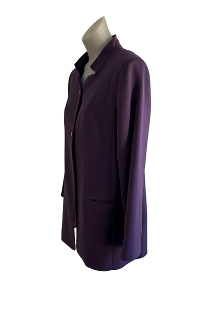 A Modo Mio NZ made purple pin stripe blazer, S