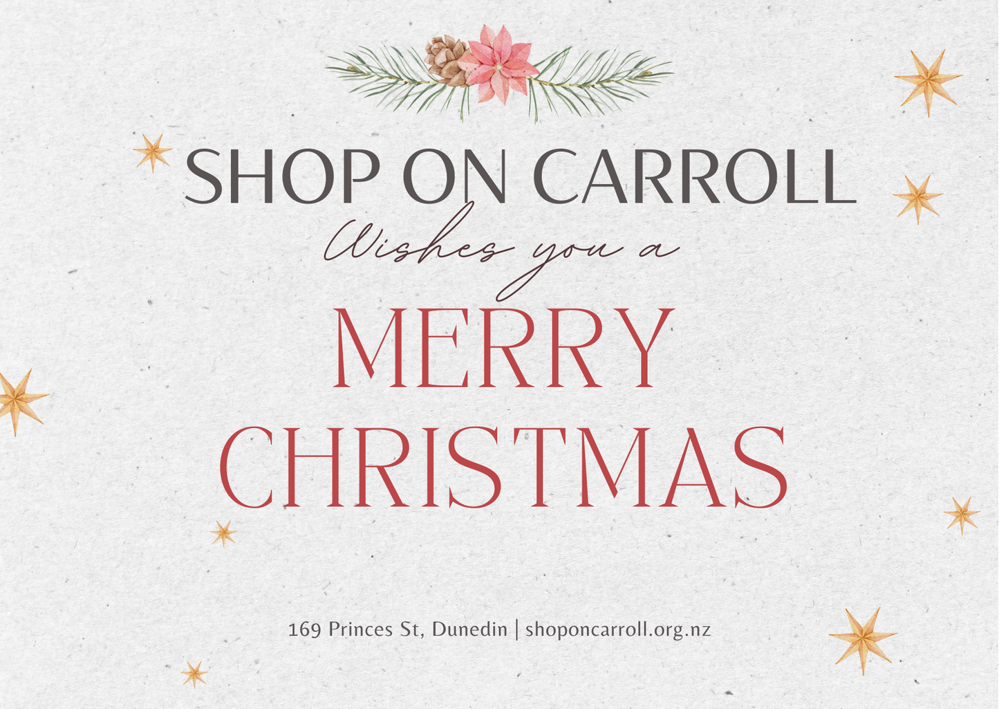 Shop on Carroll (Physical Store Only) - Christmas gift voucher