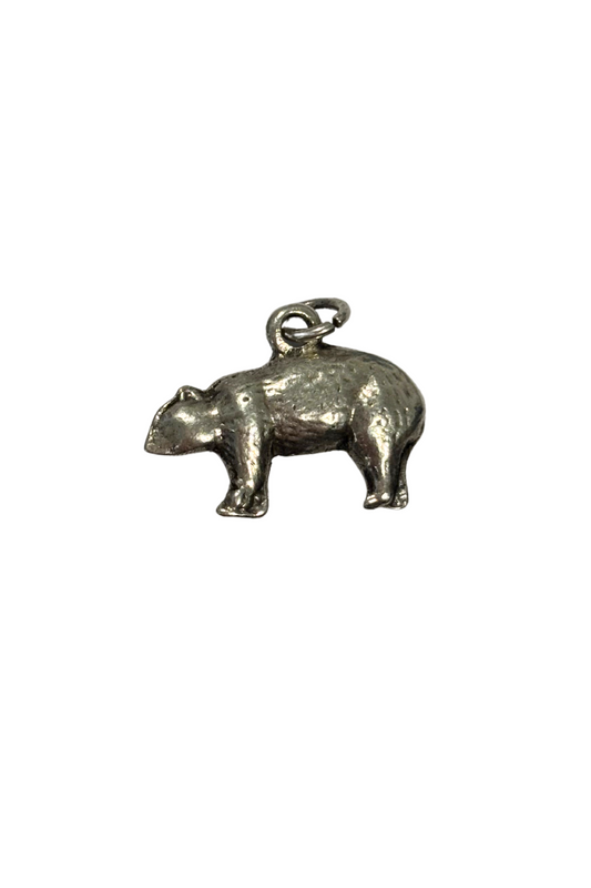 925 Silver bear charm