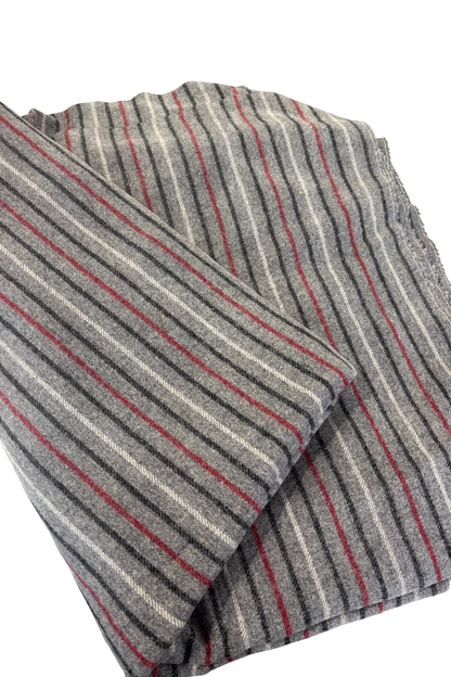 Striped wool fabric, 5m